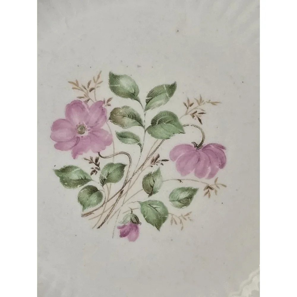 Vintage American Homes Paula Bread & Butter / Dessert Plate 22K Gold‎ Floral USA
